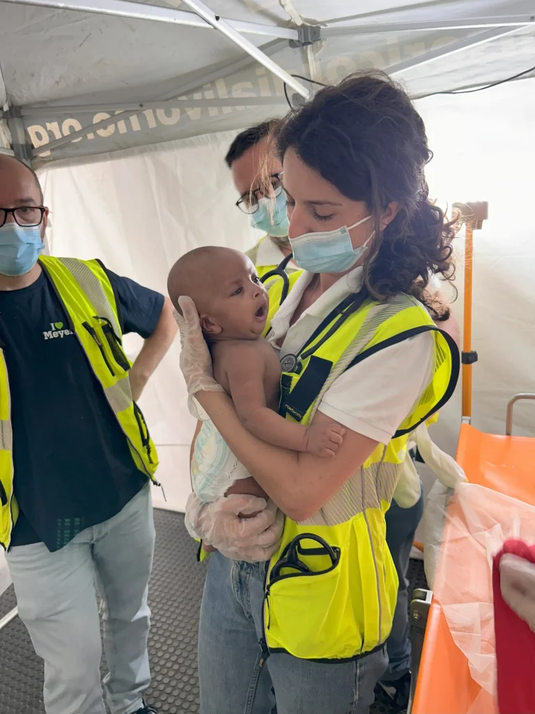 Fig. 16 -L'attività di maxiemergenza e protezione civile e la Task Force umanitaria dell'azienda ospedaliero universitaria Meyer IRCCS